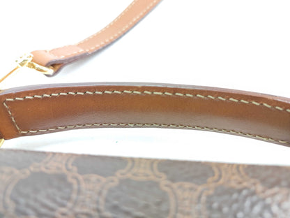 CELINE Macadam 2-way top handle shoulder bag/handbag