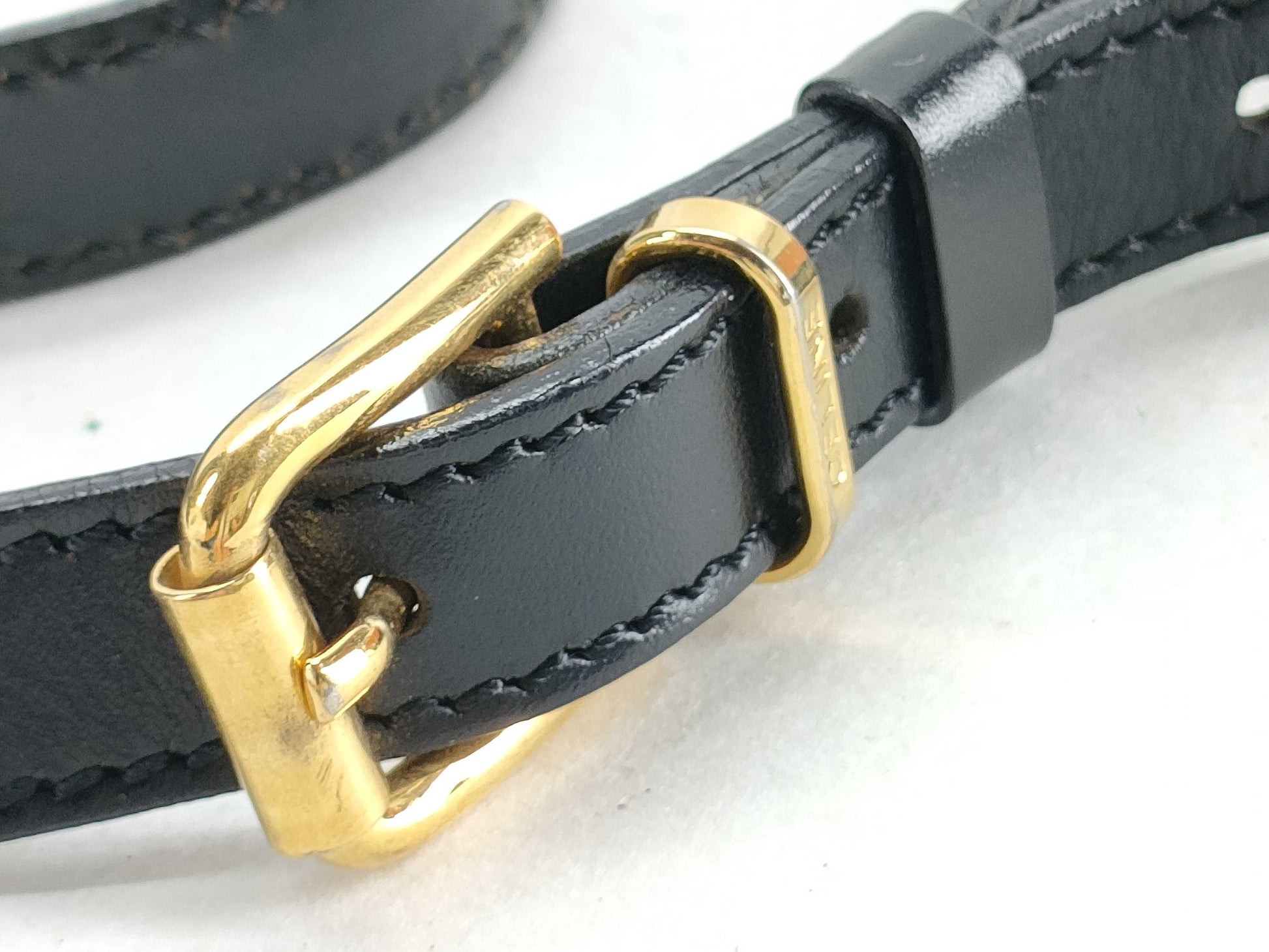 CELINE Black Macadam Pochette Shoulder Bag