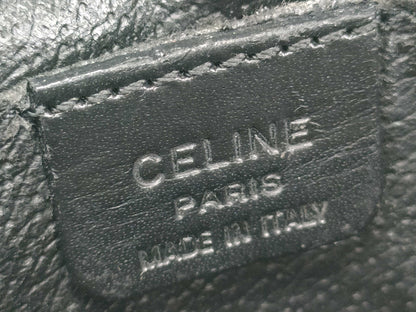 CELINE Black Macadam Pochette Shoulder Bag