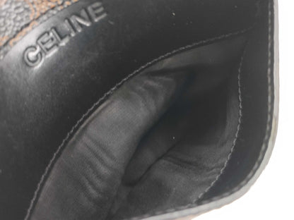 CELINE Black Macadam Pochette Shoulder Bag