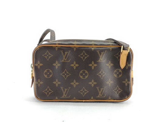 LOUIS VUITTON RFID Unverified MB0070 Monogram Louis Vuitton Monogram Marly Bandouliere Shoulder Bag