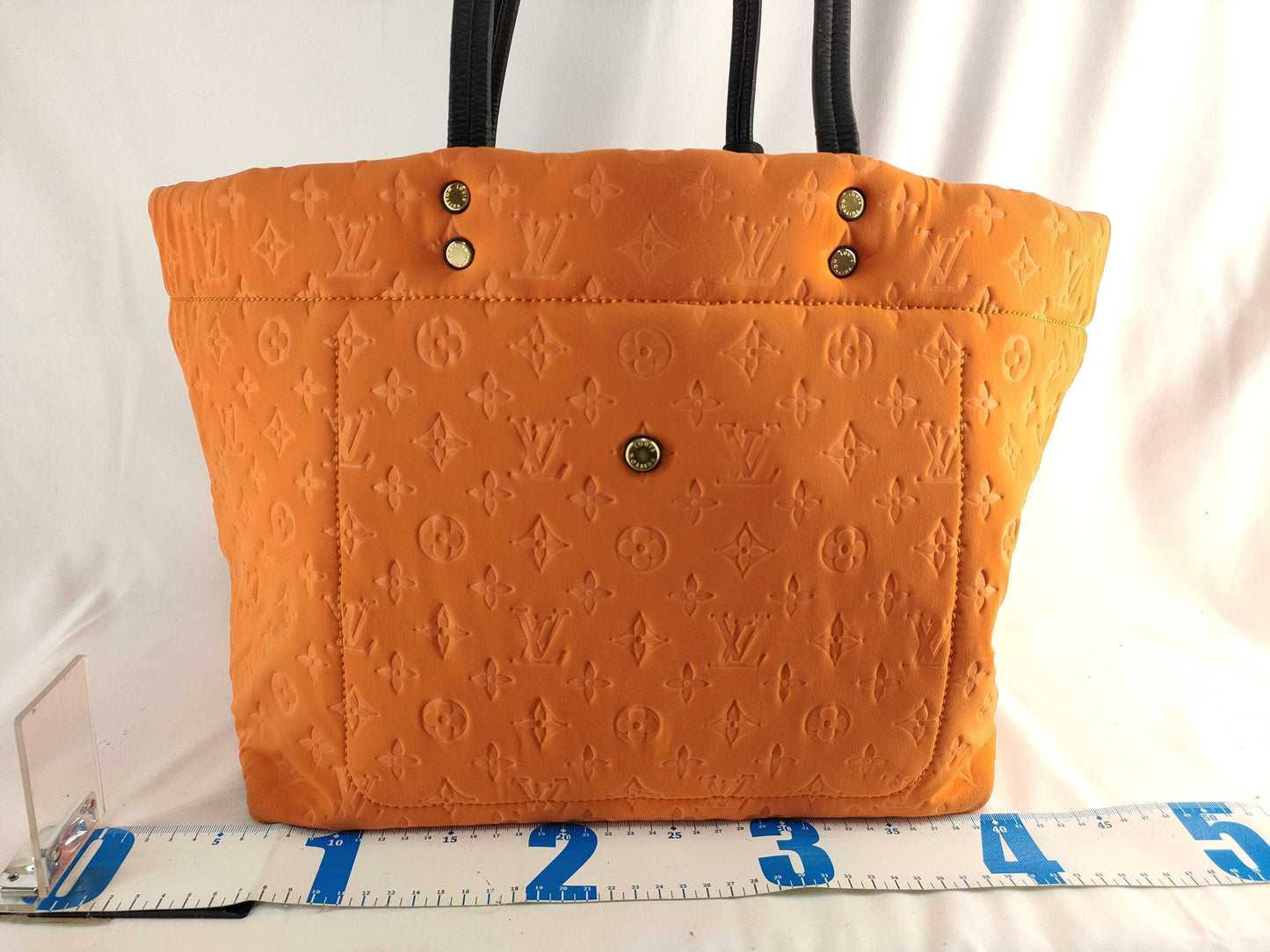 LOUIS VUITTON M92803 Monogram Louis Vuitton Monogram Scuba Scuba MM M92803 RC3050 Orange Handbag