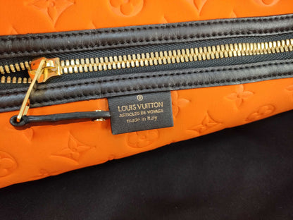 LOUIS VUITTON M92803 Monogram Louis Vuitton Monogram Scuba Scuba MM M92803 RC3050 Orange Handbag