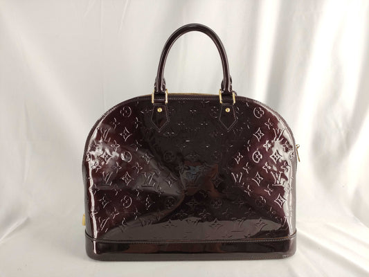 LOUIS VUITTON M93595 Vernis Alma GM M93595 MI1181 Handbag