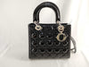 Dior Lady Dior Cannage 2-Way Handbag with Shoulder Strap