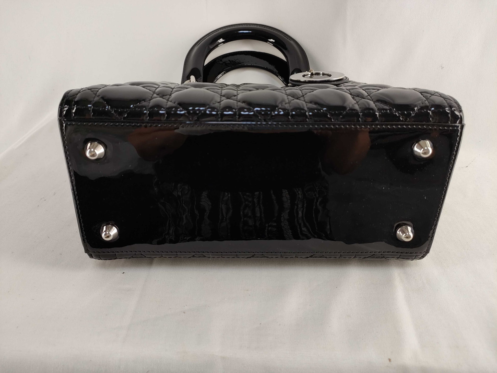 Dior Lady Dior Cannage 2-Way Handbag with Shoulder Strap