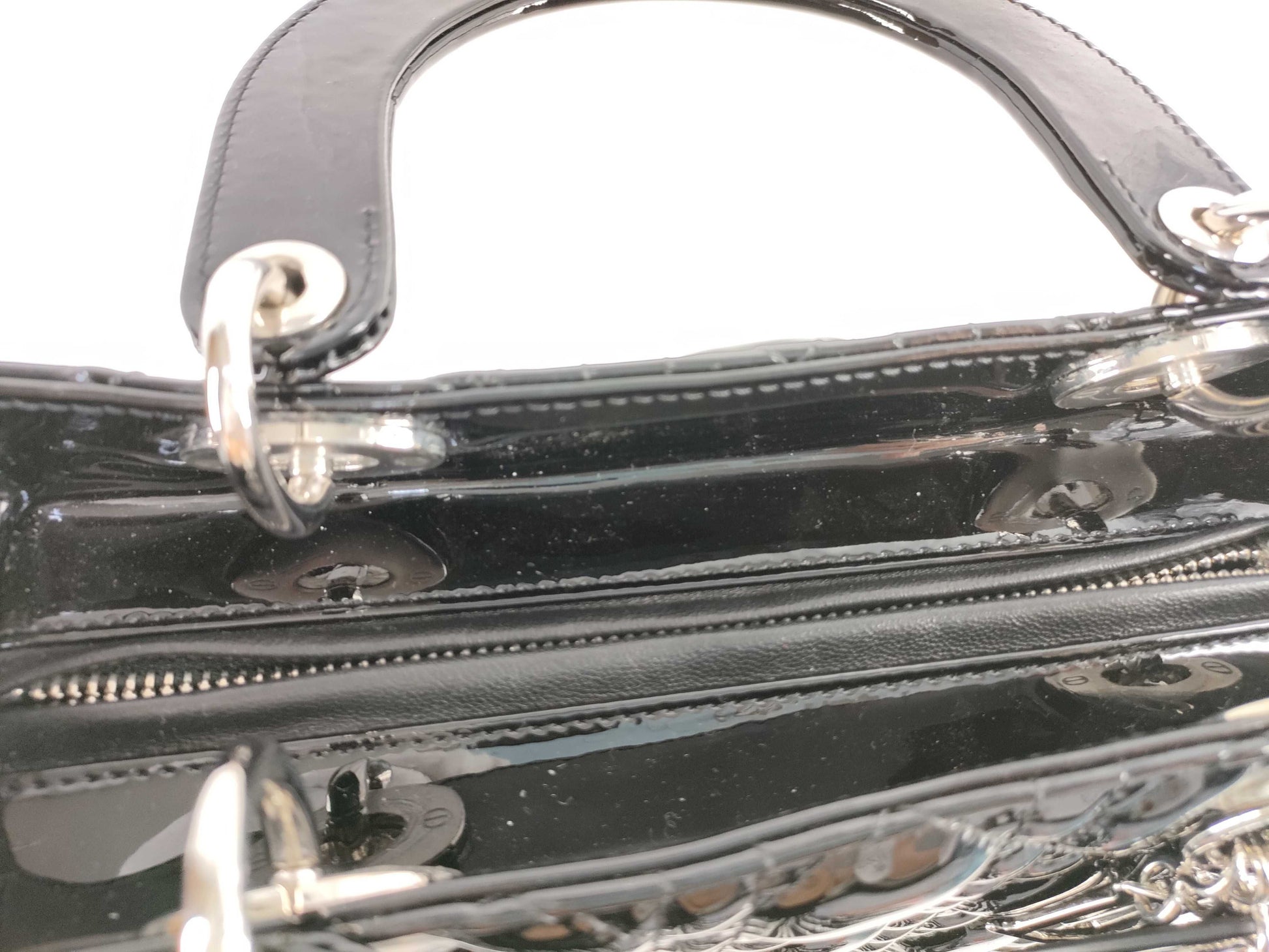 Dior Lady Dior Cannage 2-Way Handbag with Shoulder Strap