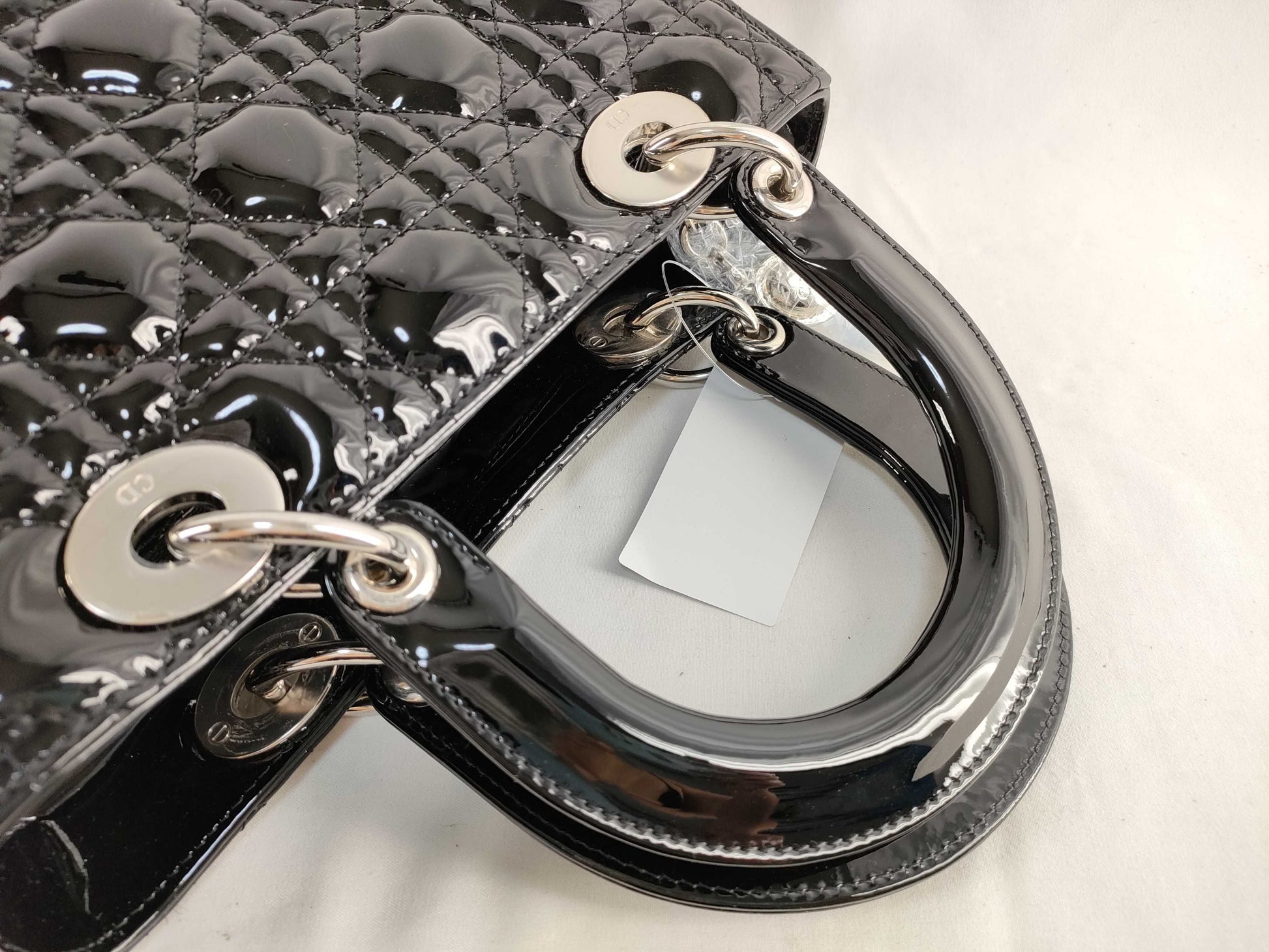 Dior Lady Dior Cannage 2-Way Handbag with Shoulder Strap