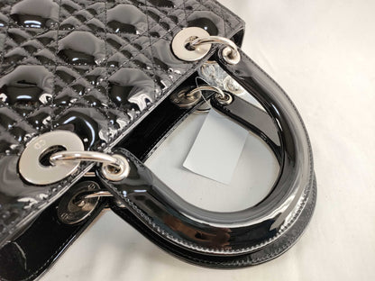 Dior Lady Dior Cannage 2-Way Handbag with Shoulder Strap