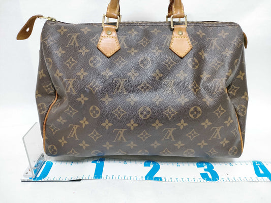 LOUIS VUITTON M41524 Monogram Louis Vuitton Monogram Speedy 35 Boston Bag Handbag