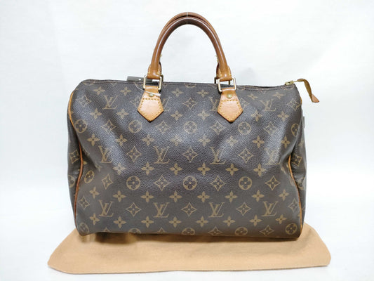 LOUIS VUITTON M41524 Monogram Louis Vuitton Monogram Speedy 35 Boston Bag Handbag