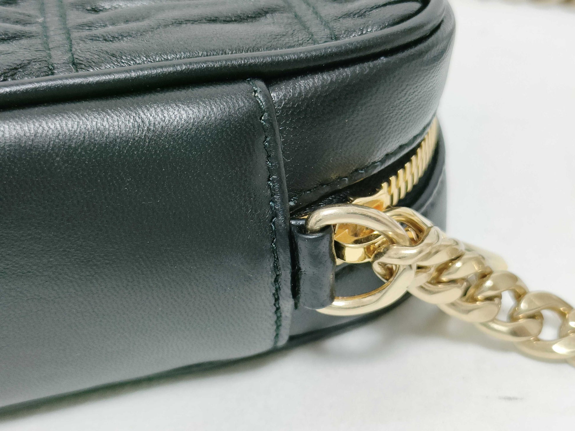 PRADA PRADA 1BH112 Logo Gathered Nappa Leather Crossbody Shoulder Bag with G Card
