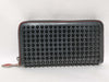 Christian Louboutin Long Wallet/Round Zipper/Panettone/Black Wallet