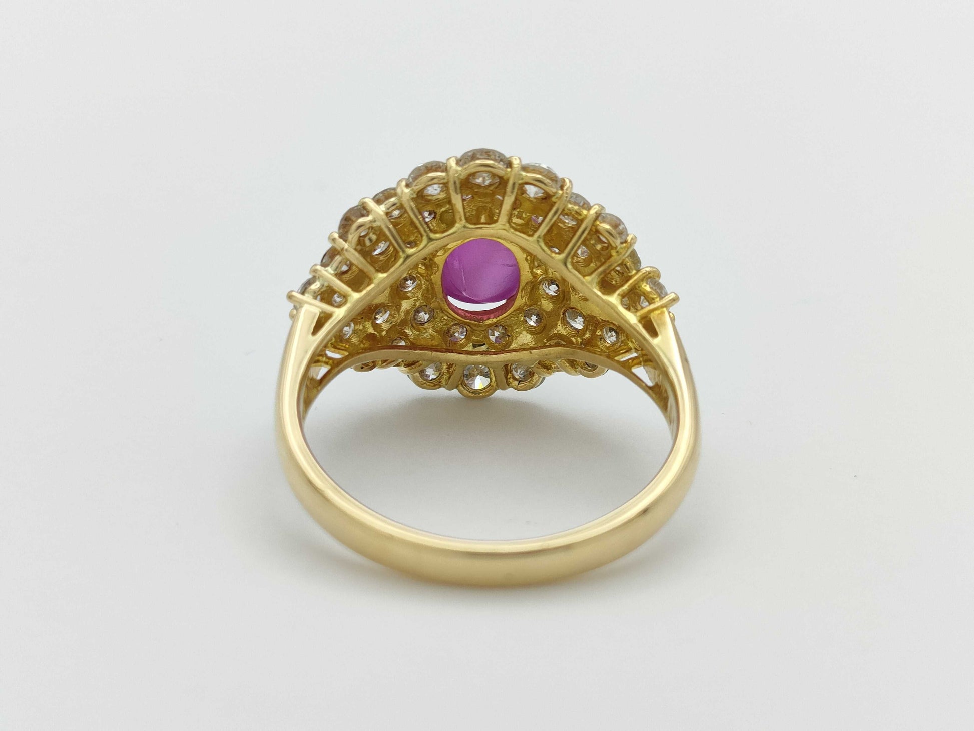 Ponte Vecchio SR2.36ct D1.37ct K18 5.0g Ring 