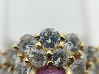 Ponte Vecchio SR2.36ct D1.37ct K18 5.0g Ring 