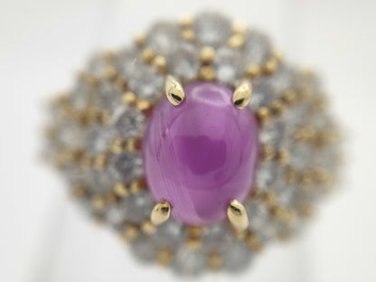 Ponte Vecchio SR2.36ct D1.37ct K18 5.0g Ring 
