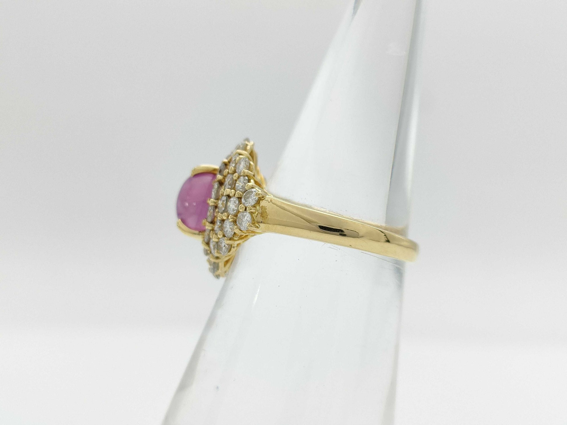 Ponte Vecchio SR2.36ct D1.37ct K18 5.0g Ring 