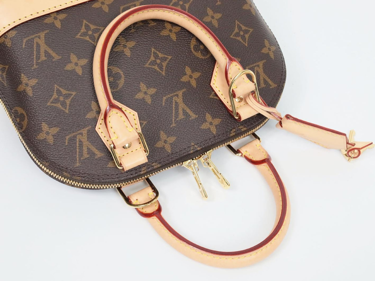 LOUIS VUITTON Monogram Alma BB M53152 RFID Verified Shoulder Bag