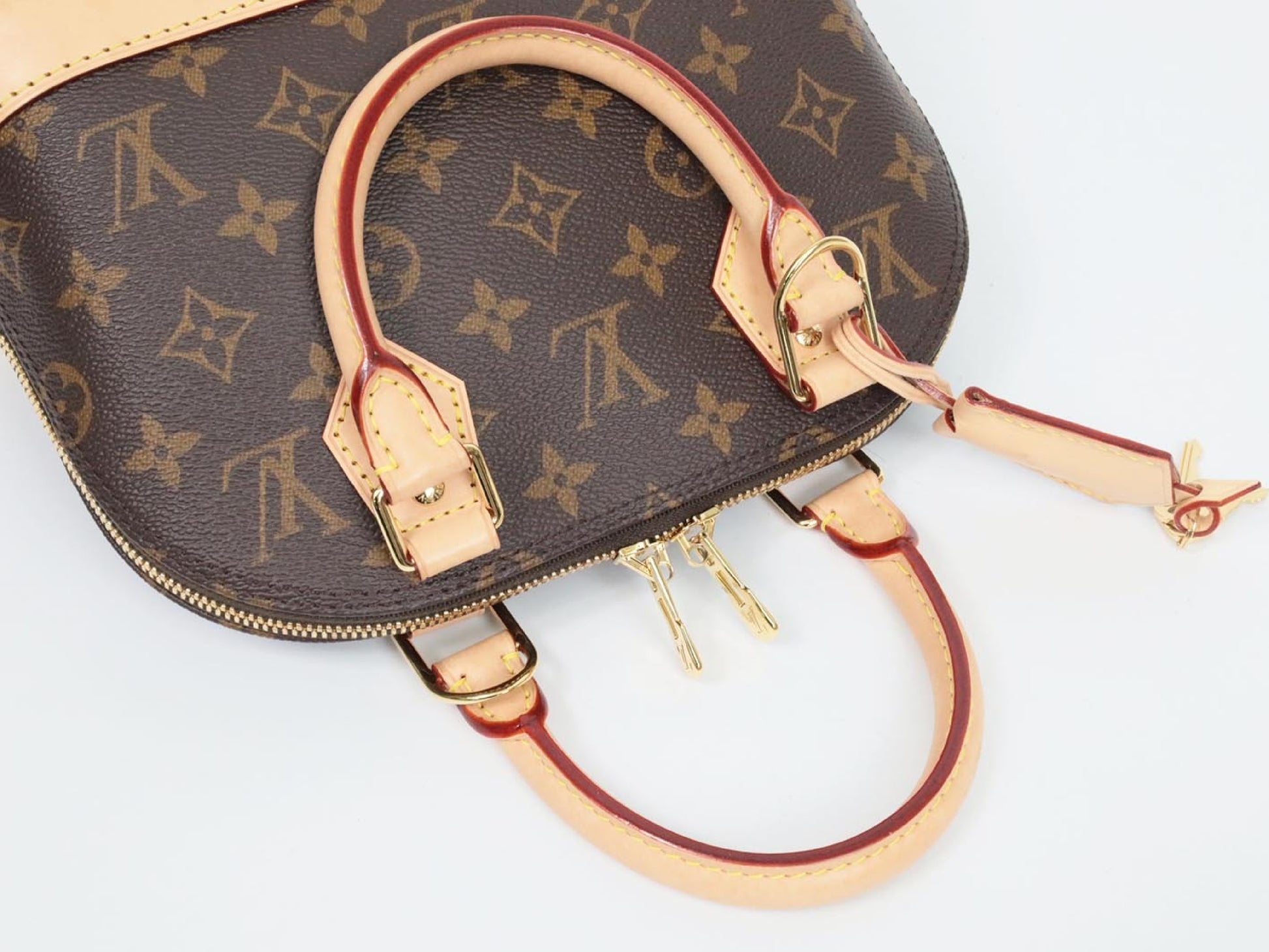 LOUIS VUITTON Monogram Alma BB M53152 RFID Verified Shoulder Bag