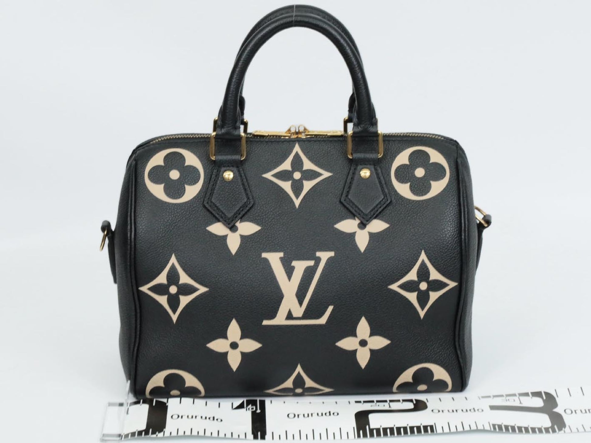LOUIS VUITTON Empreinte Speedy Bandouliere 25 M58947 RFID Verified Shoulder Bag