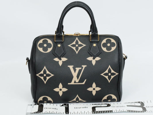 LOUIS VUITTON Empreinte Speedy Bandouliere 25 M58947 RFID Verified Shoulder Bag