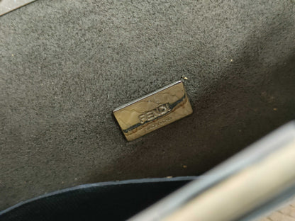 FENDI Peekaboo Python Handbag
