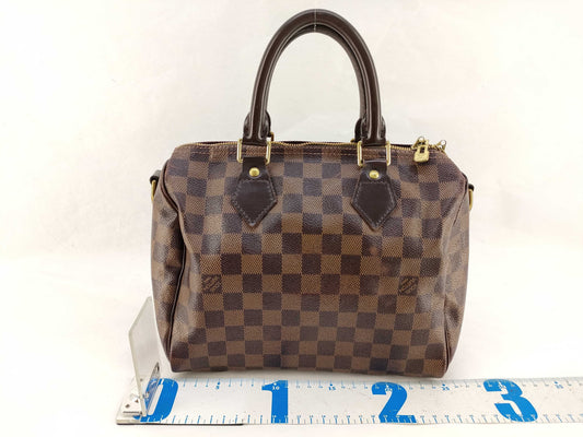 LOUIS VUITTON Damier LV Bag Damier Speedy Bandouliere 25 N41181 Handbag