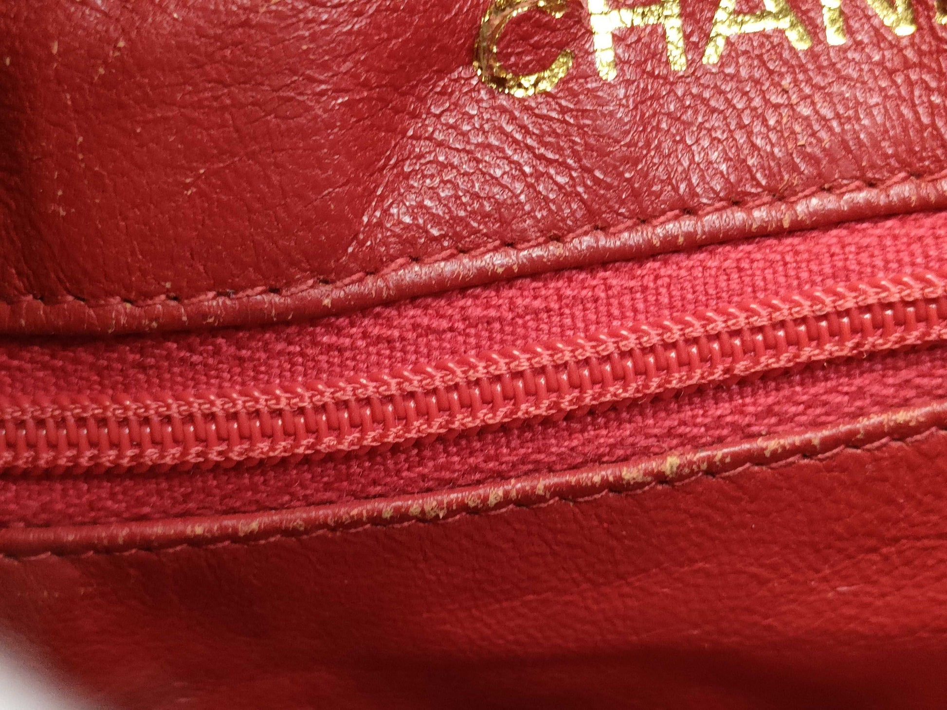 CHANEL Ostrich Drawstring Bag, Chain Shoulder Bag, 0 Series, with Seal
