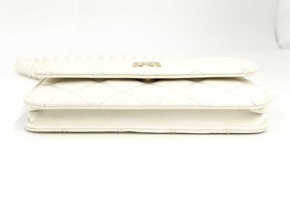 CHANEL Matelasse Pearl Lambskin Shoulder Bag, No. 30