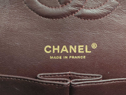 CHANEL Double Flap Matelasse Shoulder Bag with Seal