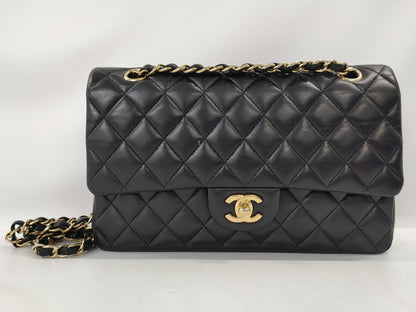 CHANEL Double Flap Matelasse Shoulder Bag with Seal