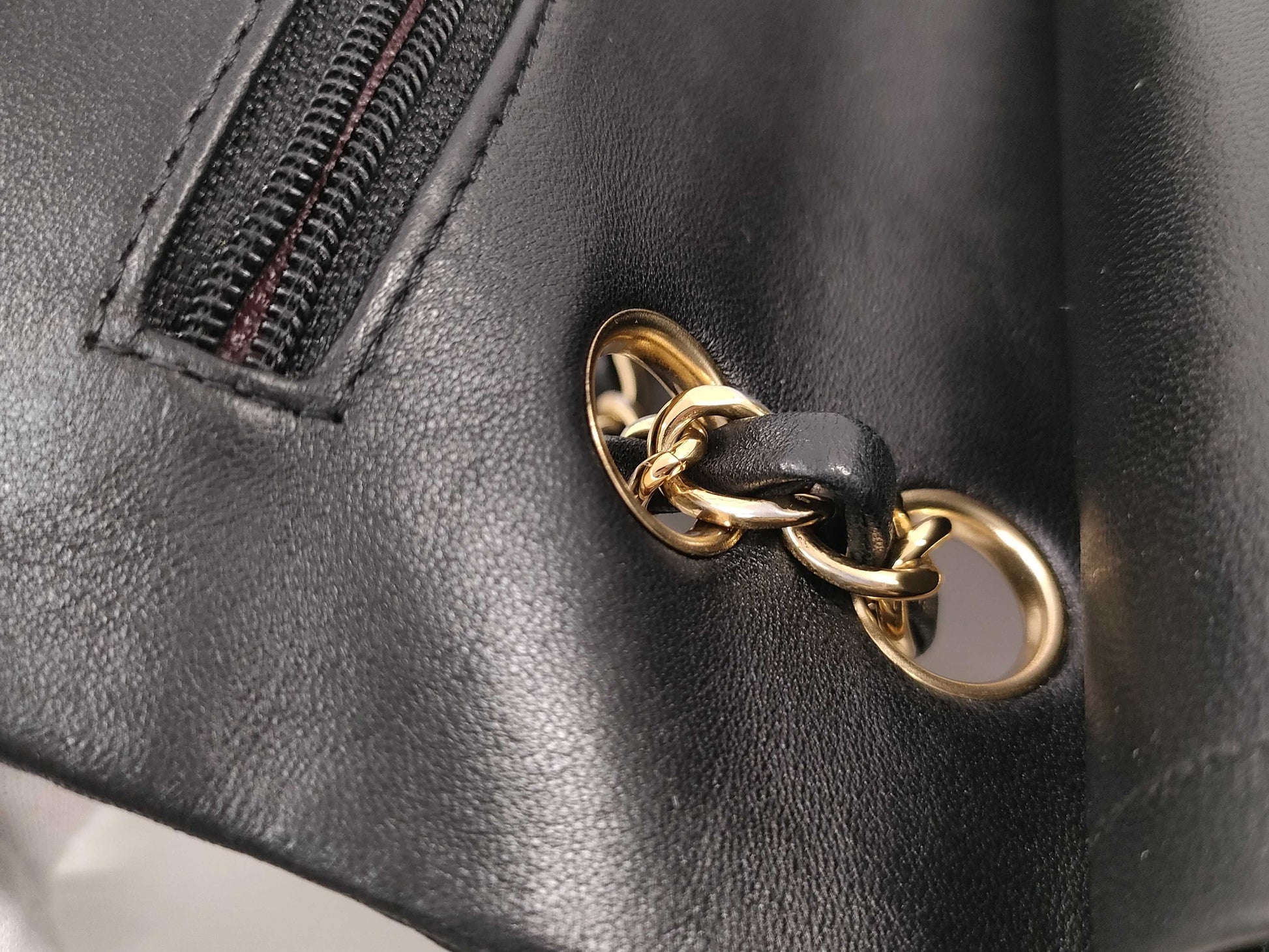 CHANEL Double Flap Matelasse Shoulder Bag with Seal