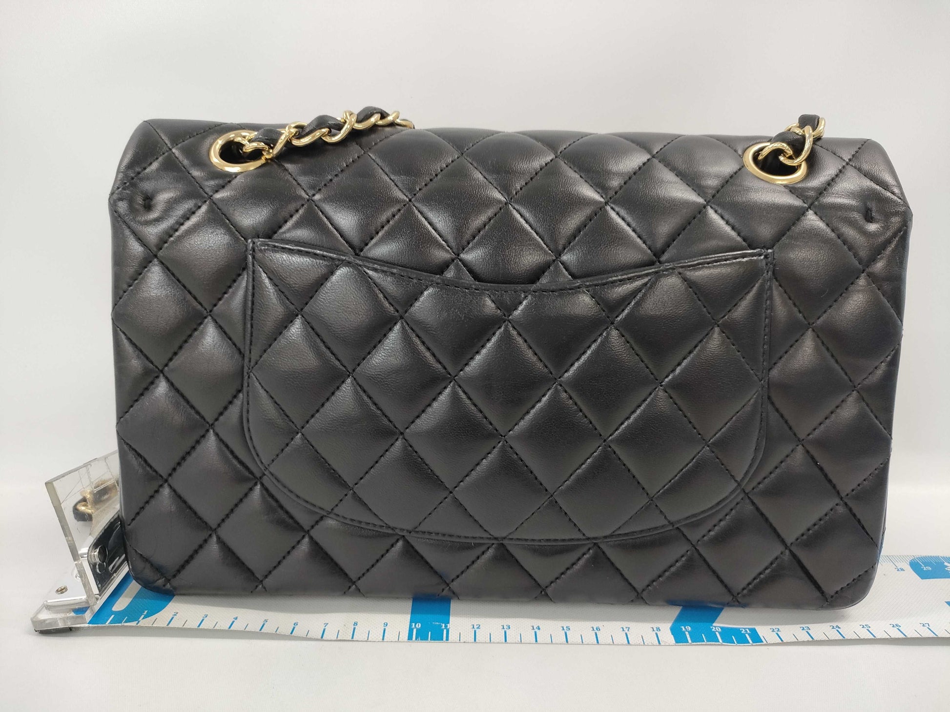 CHANEL Double Flap Matelasse Shoulder Bag with Seal
