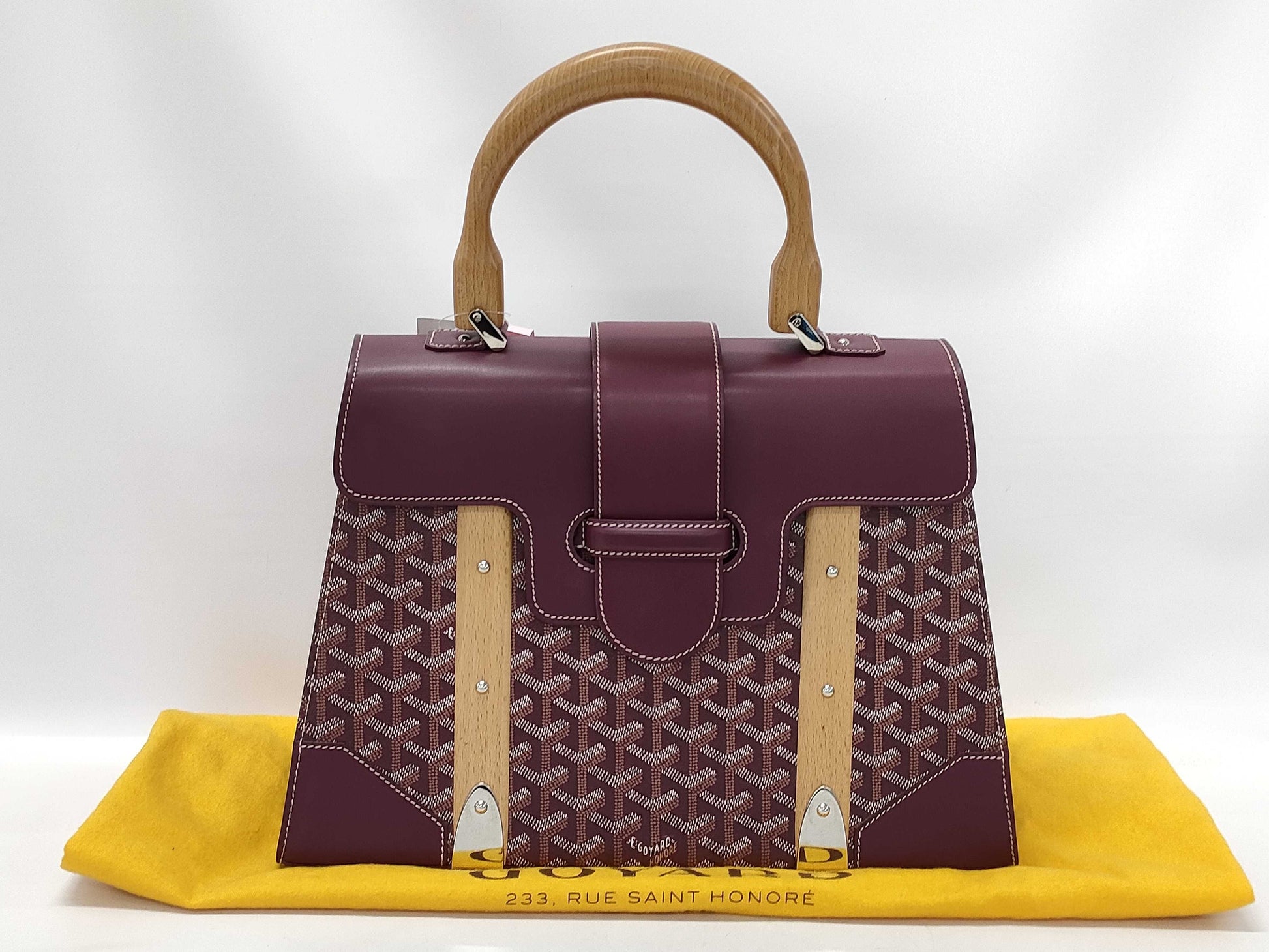 GOYARD Saigon GM Purple Handbag