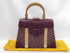 GOYARD Saigon GM Purple Handbag