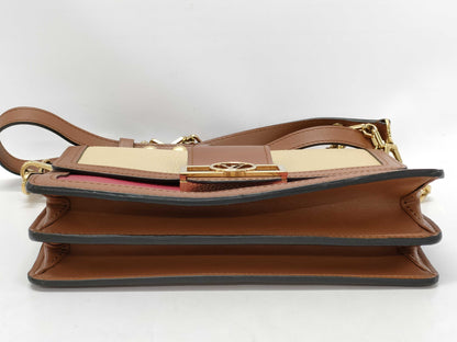 LOUIS VUITTON LV Logo Dauphine MM M53830 GI1109 Two-Strap Shoulder Bag