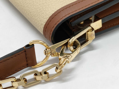 LOUIS VUITTON LV Logo Dauphine MM M53830 GI1109 Two-Strap Shoulder Bag