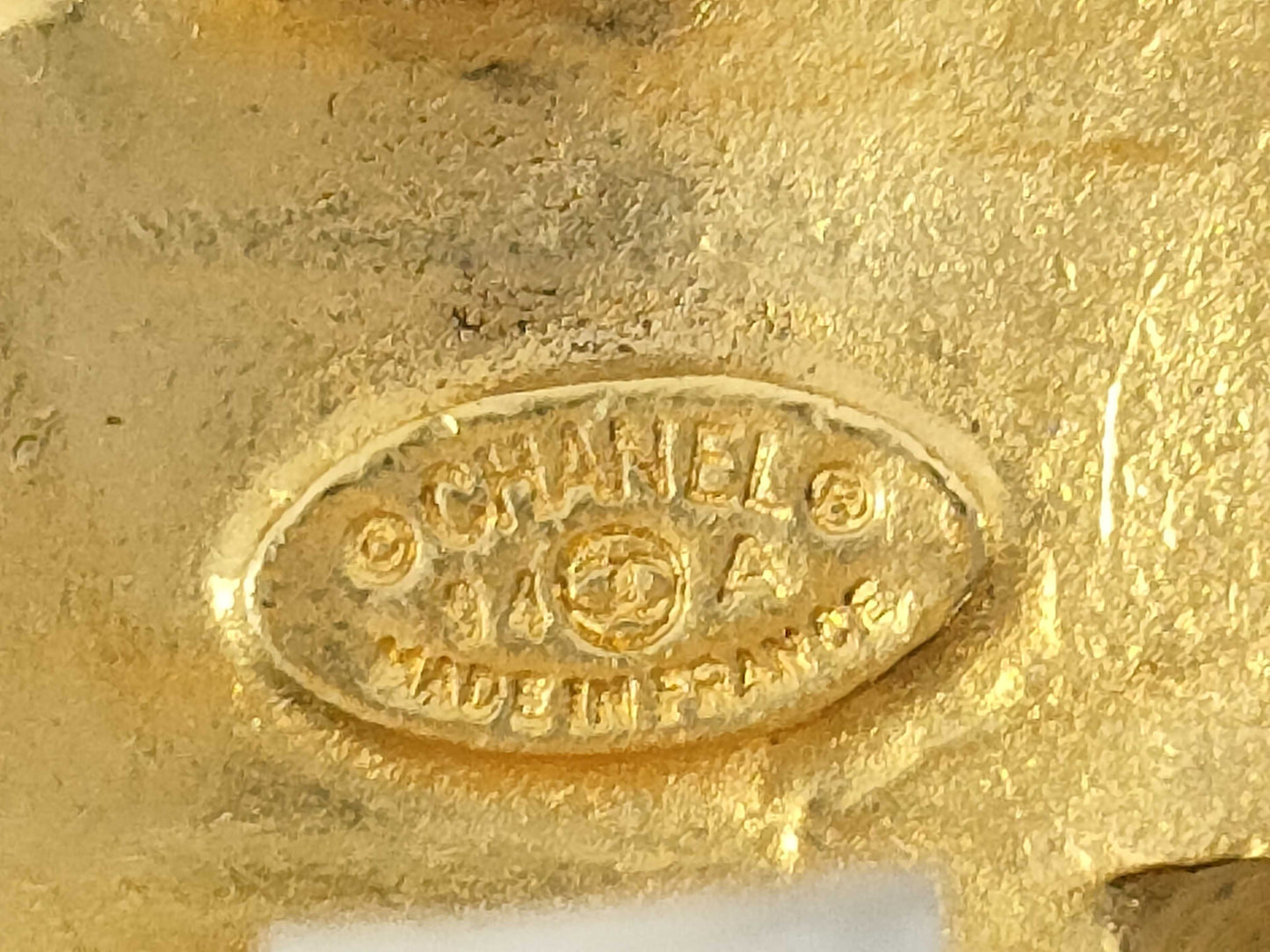 CHANEL Coco Mark Fringe Earrings 94A Stamped Earrings