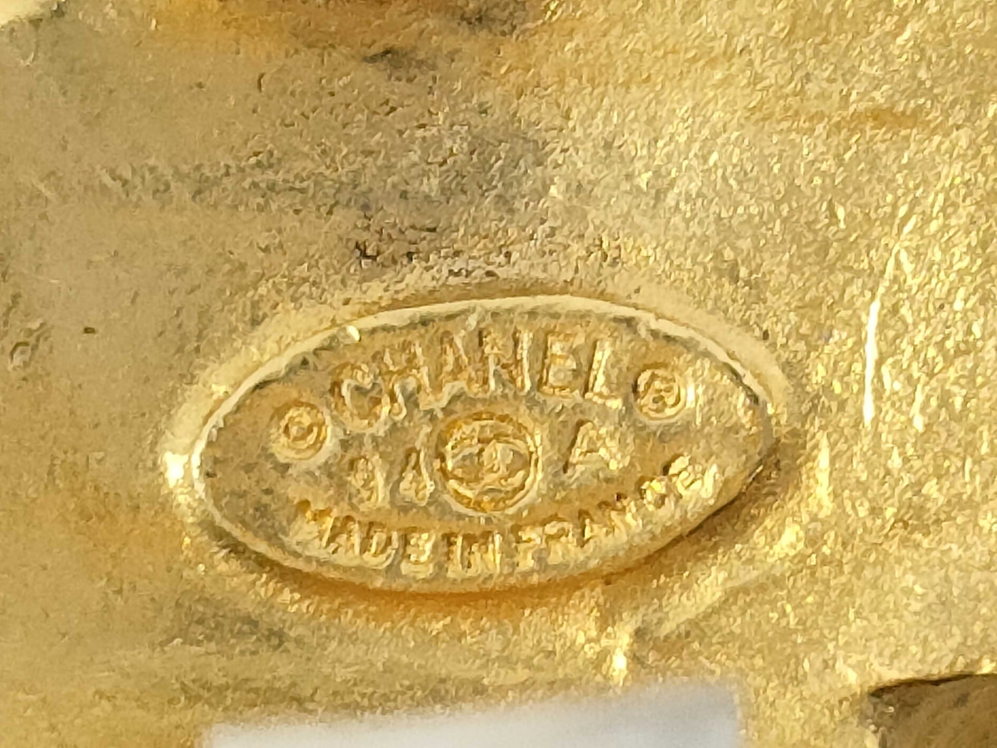 CHANEL Coco Mark Fringe Earrings 94A Stamped Earrings