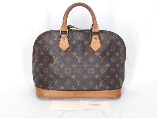 LOUIS VUITTON M 51130 Monogram Louis Vuitton M51130 Handbag Alma PM BA0965 Monogram Handbag