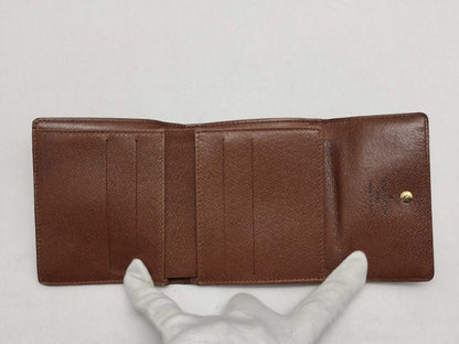 LOUIS VUITTON Monogram Louis Vuitton M61652 Bifold Wallet Porte Monnaie Pied Carte Credit SD0937 Monogram Wallet