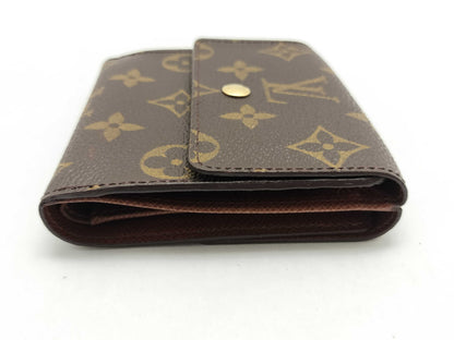 LOUIS VUITTON Monogram Louis Vuitton M61652 Bifold Wallet Porte Monnaie Pied Carte Credit SD0937 Monogram Wallet