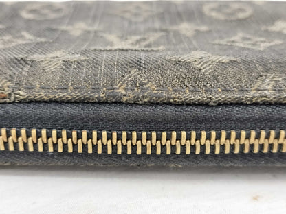 LOUIS VUITTON M95614 Monogram Denim Zippy Wallet Monogram Denim Wallet