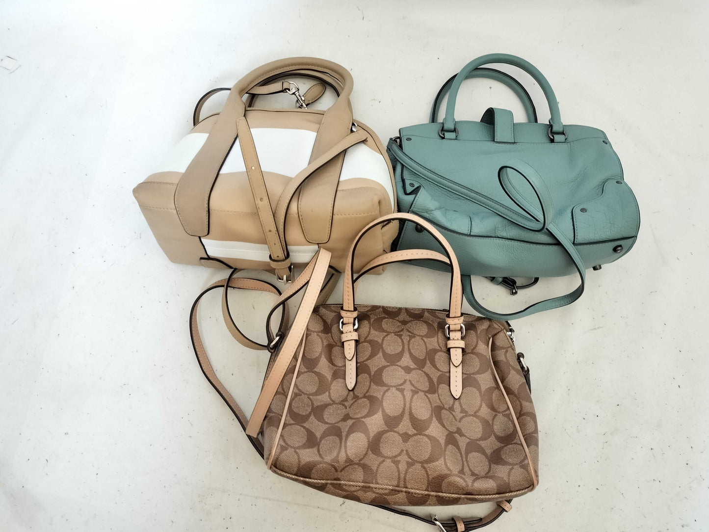 COACH Signature 3-Piece Handbag Set