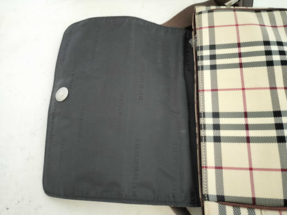 BURBERRY Check Shoulder Bag