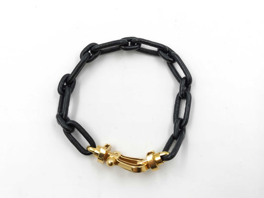 FRED Isetan Limited Force 10 Yellow Gold AU750 17.5g Bracelet/Bangle 