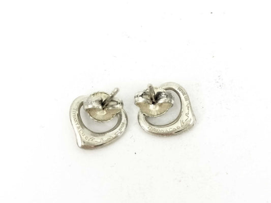 Tiffany & Co. Open Heart Earrings, 925