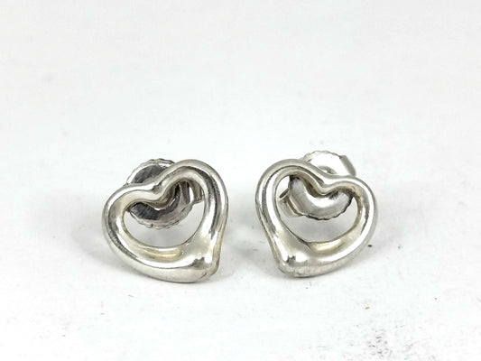 Tiffany & Co. Open Heart Earrings, 925