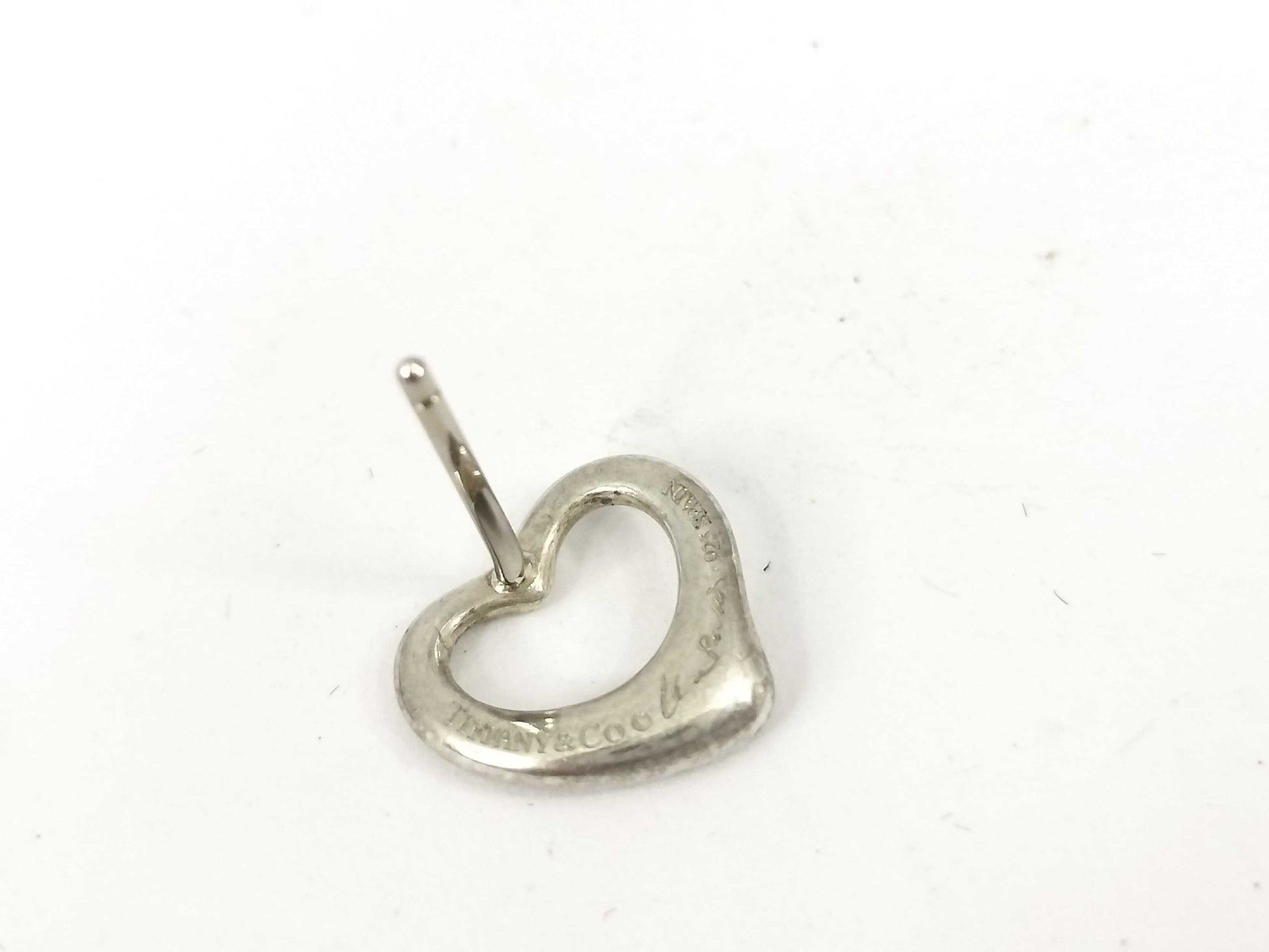 Tiffany & Co. Open Heart Earrings, 925