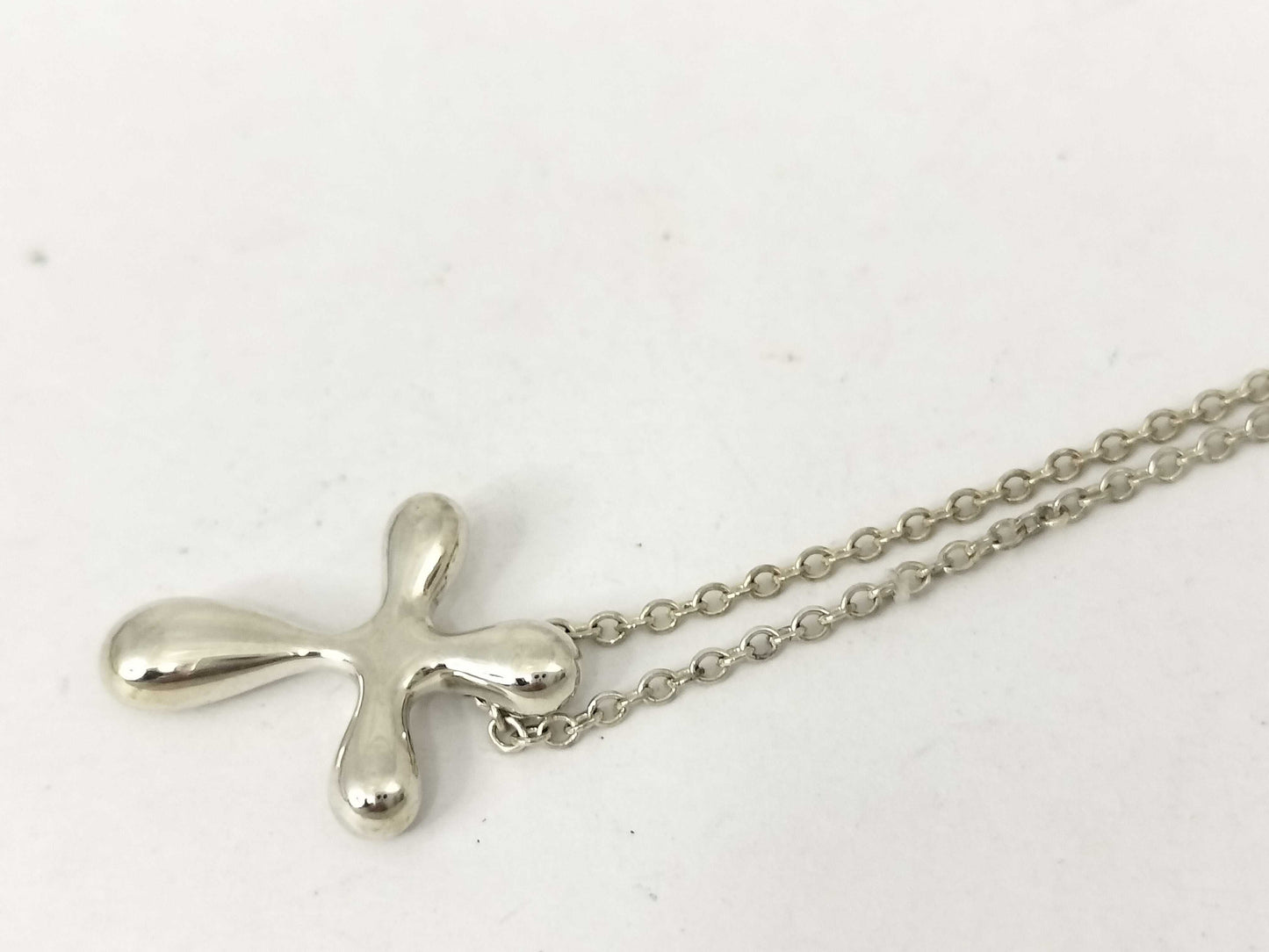 Tiffany & Co. Cross Motif Necklace Cross 925 Necklace